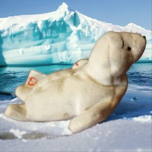 Vtg 93/96 Teenie Beanie Baby McDonald's Artic Seal Seamore
